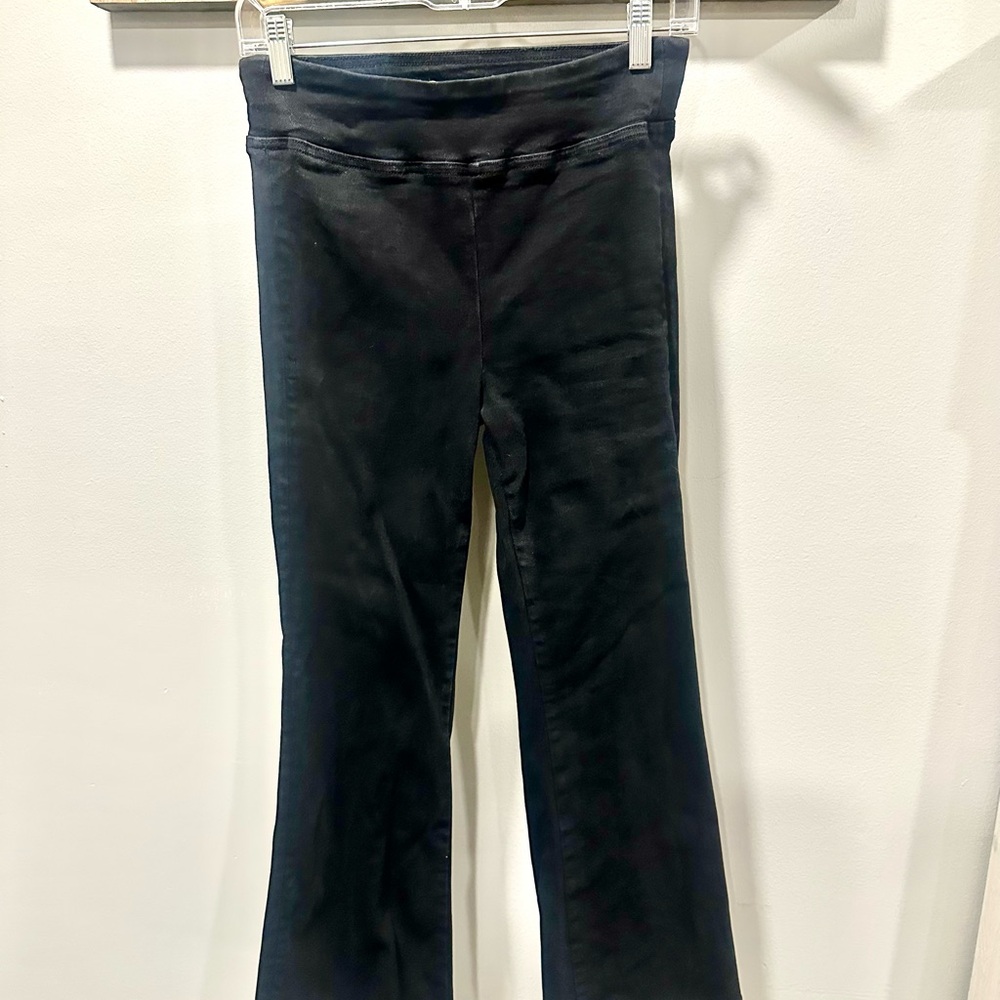 Frame JetSet Crop Mini Boot Pintuck Flare Jean Size 1 - Picture 3 of 11